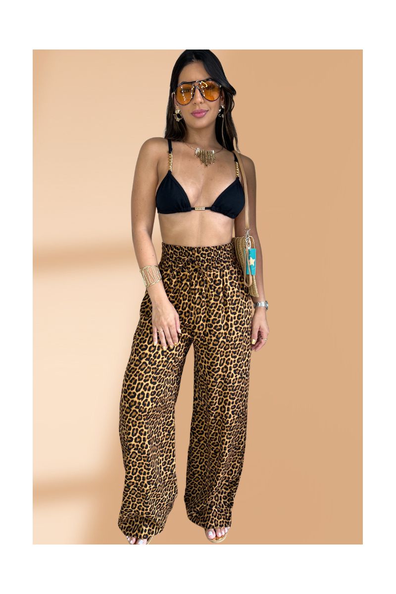 Calça Pantalona Onça Malia