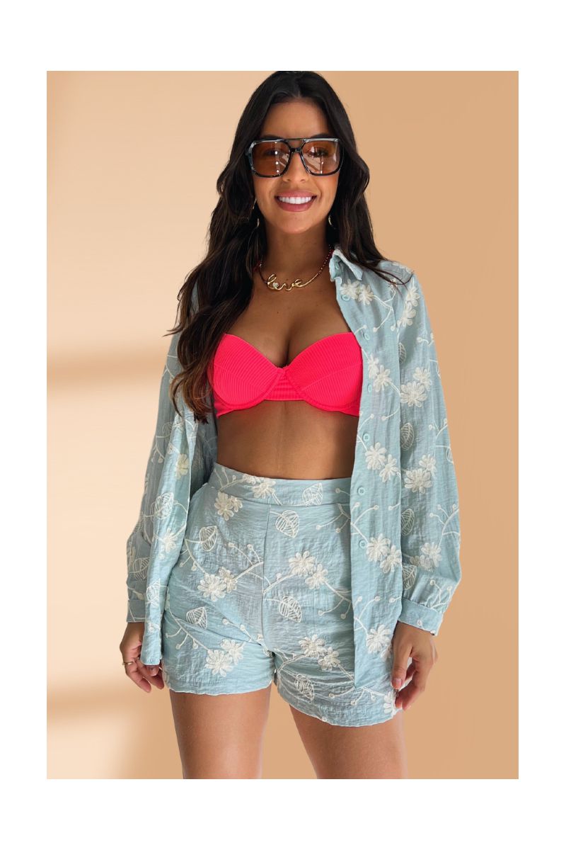 Conjunto Mica Azul