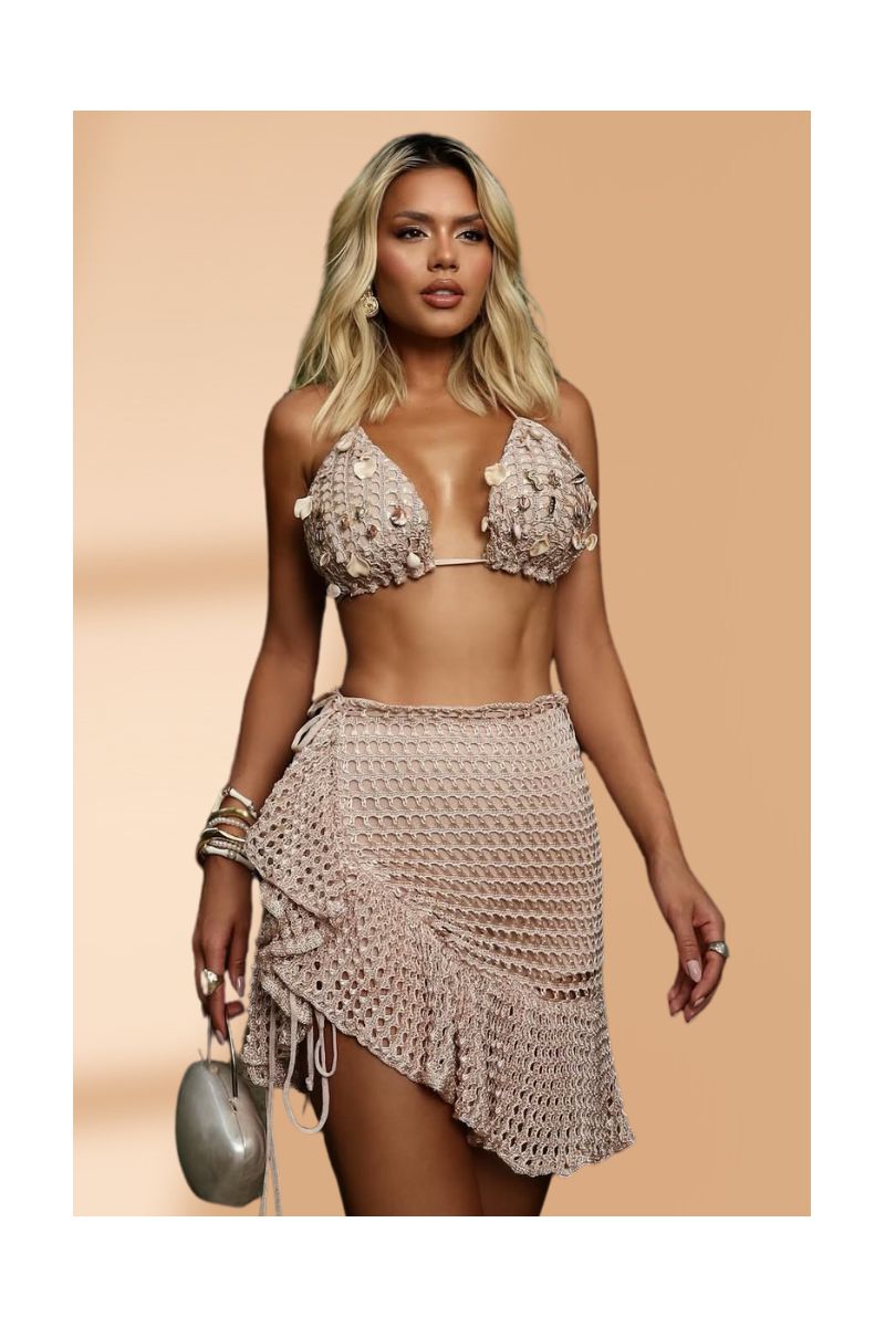 Conjunto Tricô Sereia