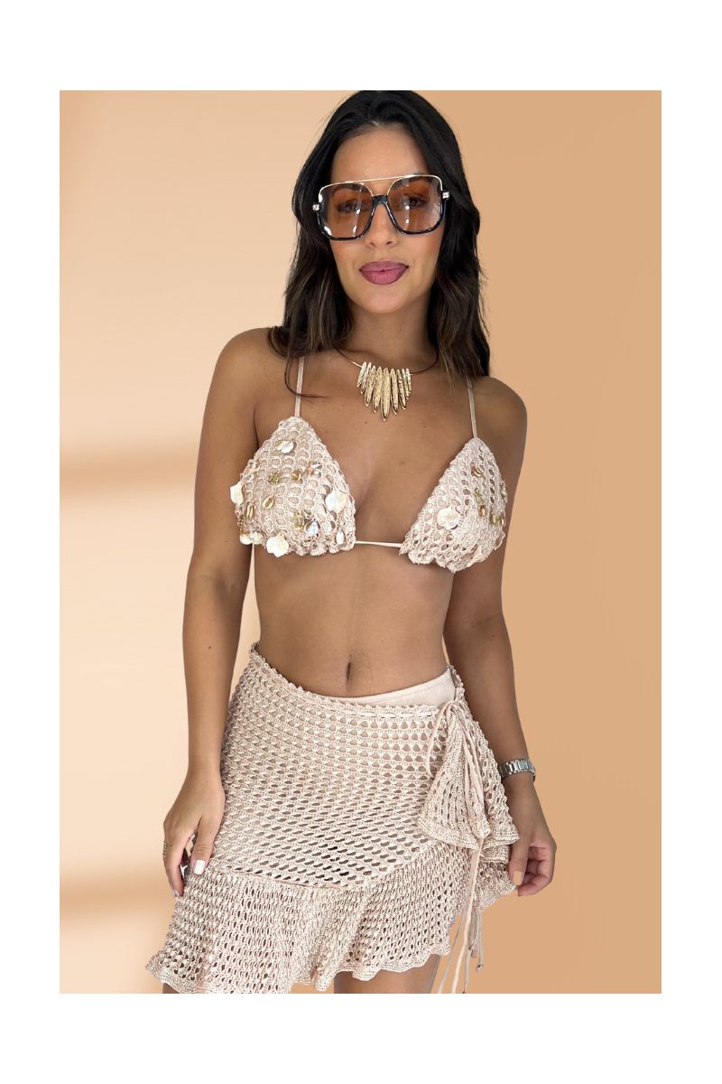 Conjunto Tricô Sereia