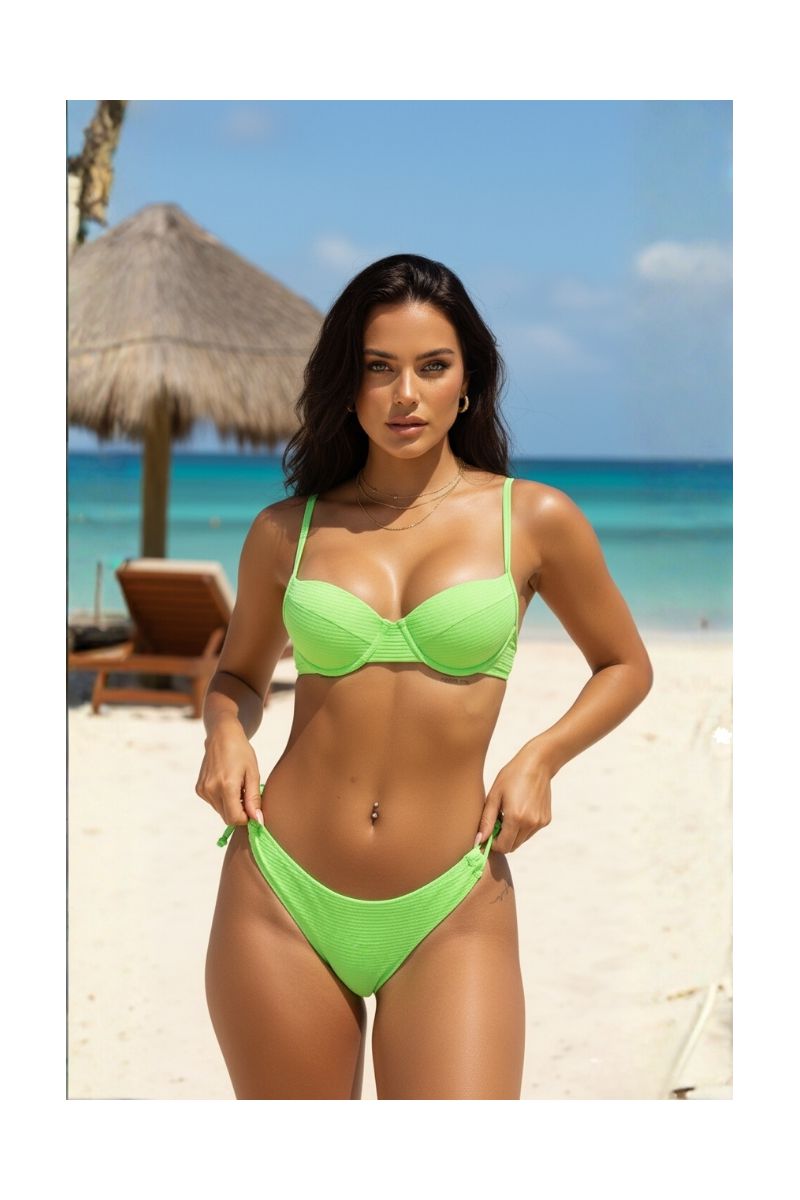 Biquíni Meia Taça Bojo Verde Neon