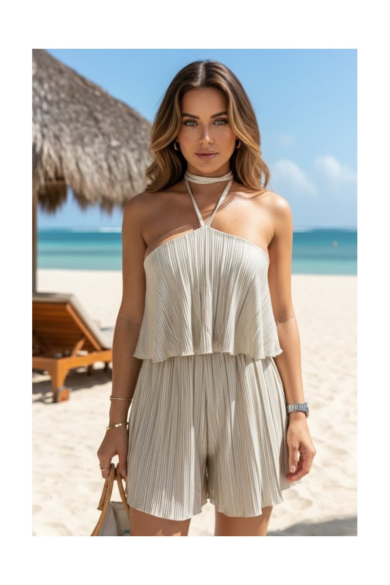 Macacão Plissado Nina