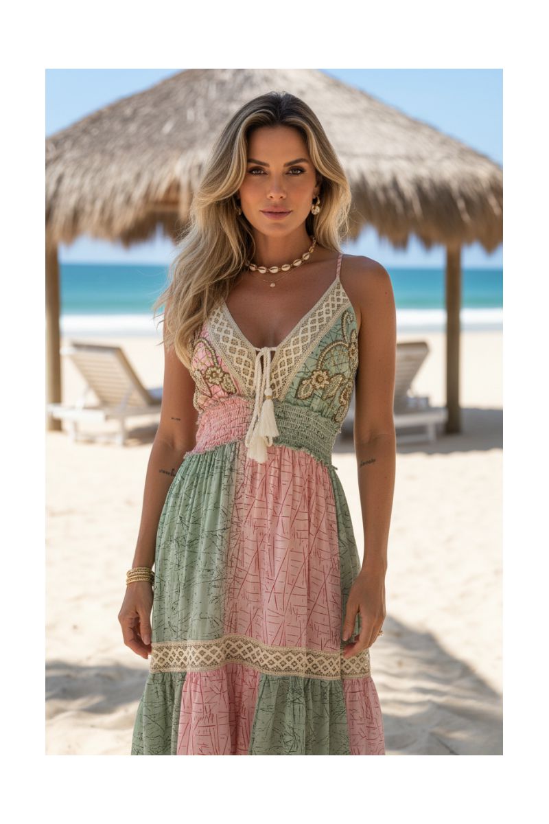 Vestido Indiano Curto