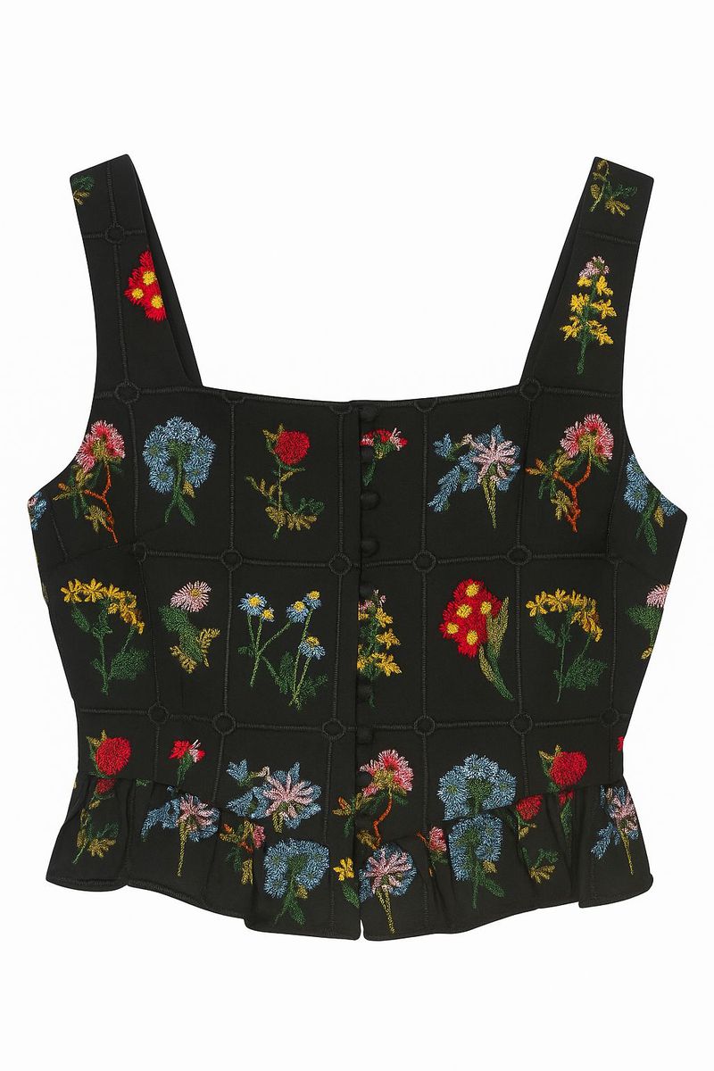 Blusa Chiara Bordada Aquarella