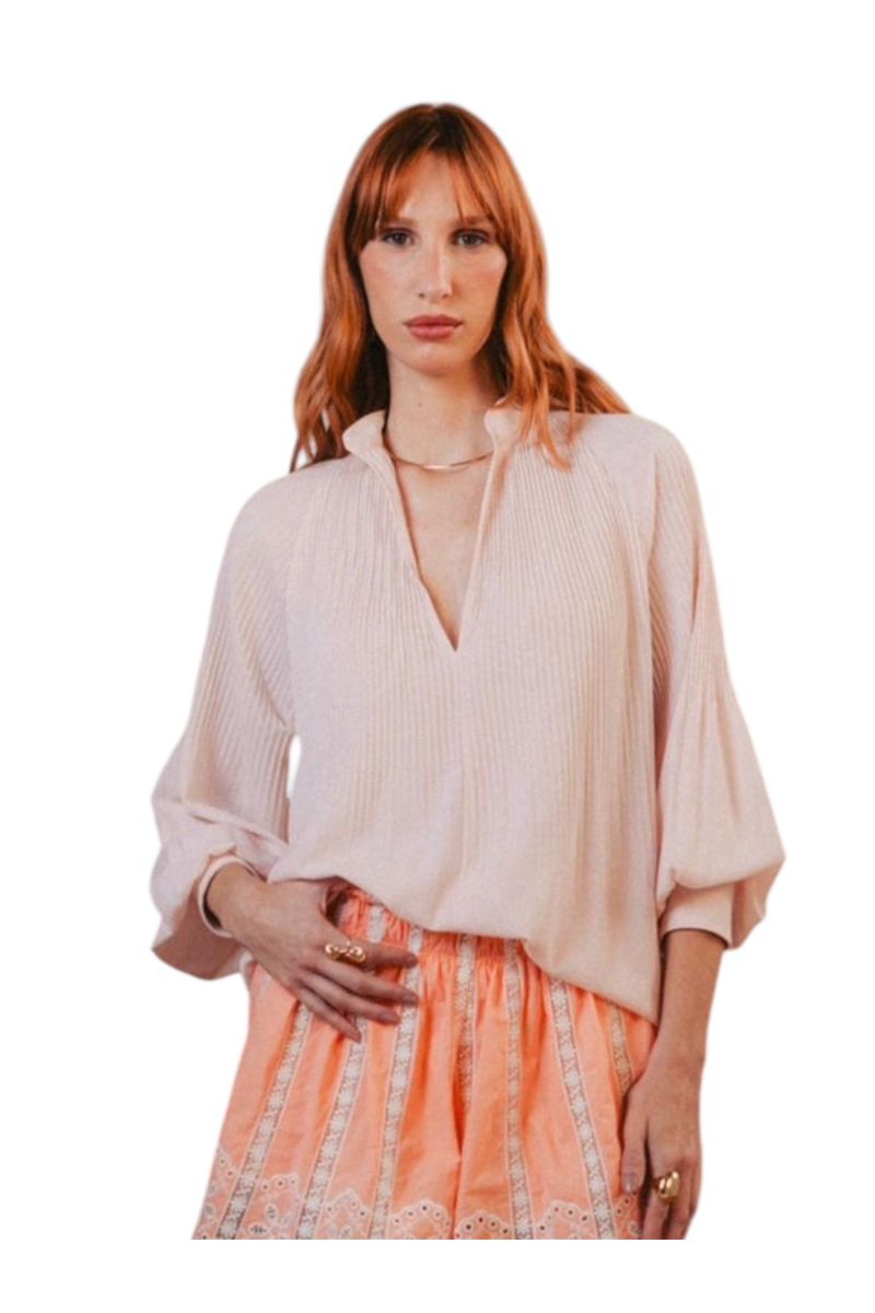 Camisa Bruna Rosa Aquarella