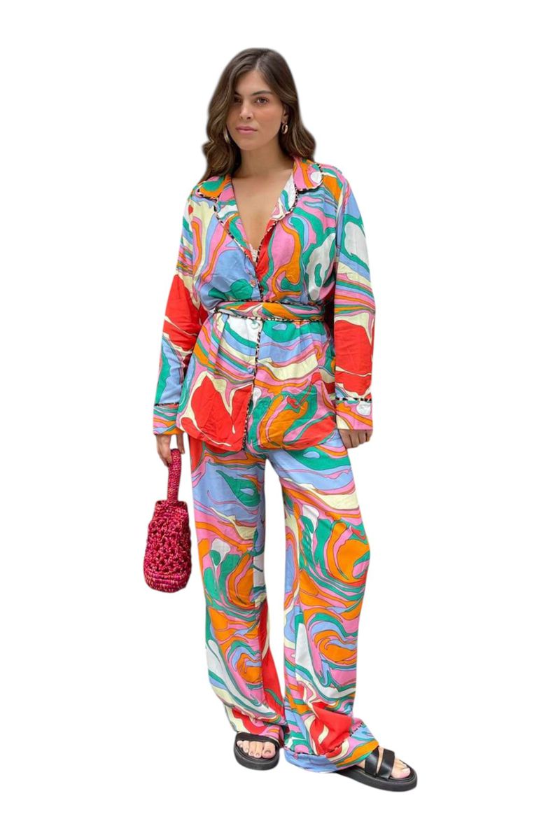 Conjunto Mel Estampado Aquarella