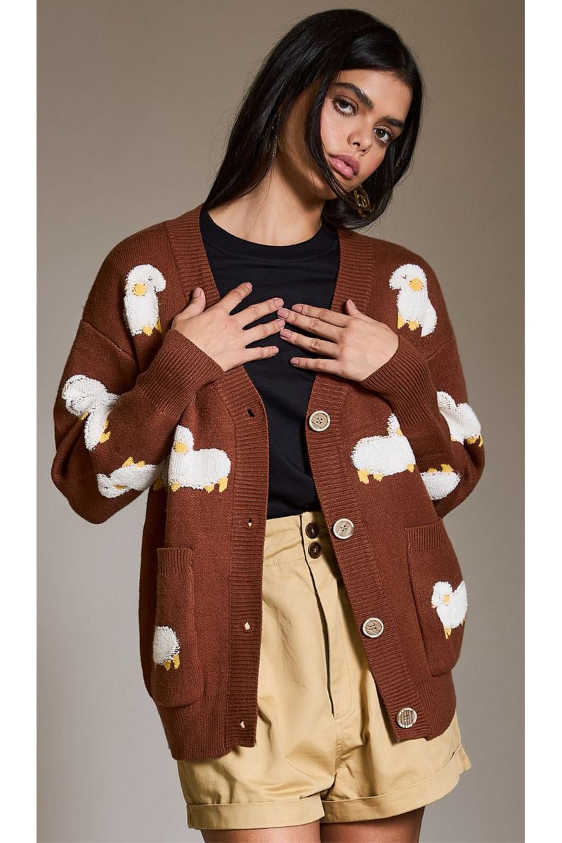 Cardigan Sophia Marrom
