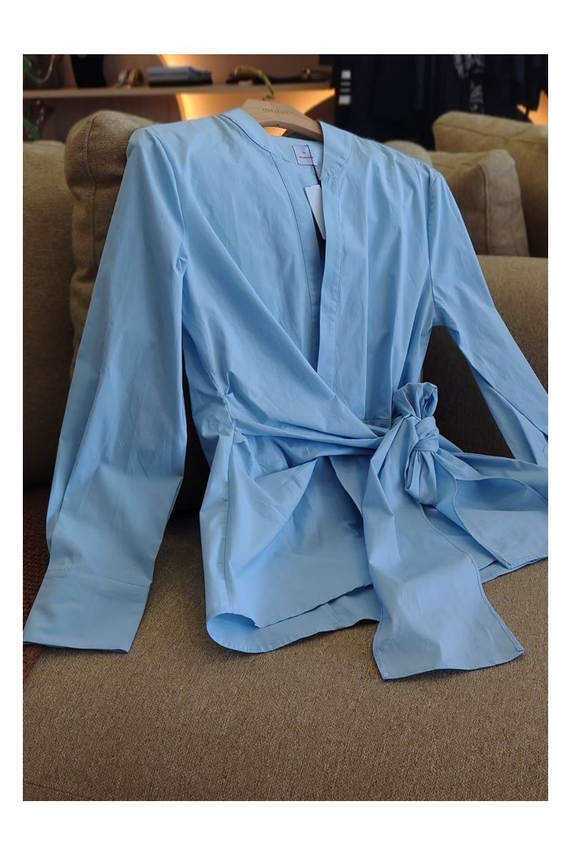 Camisa Antônia Azul Bebê