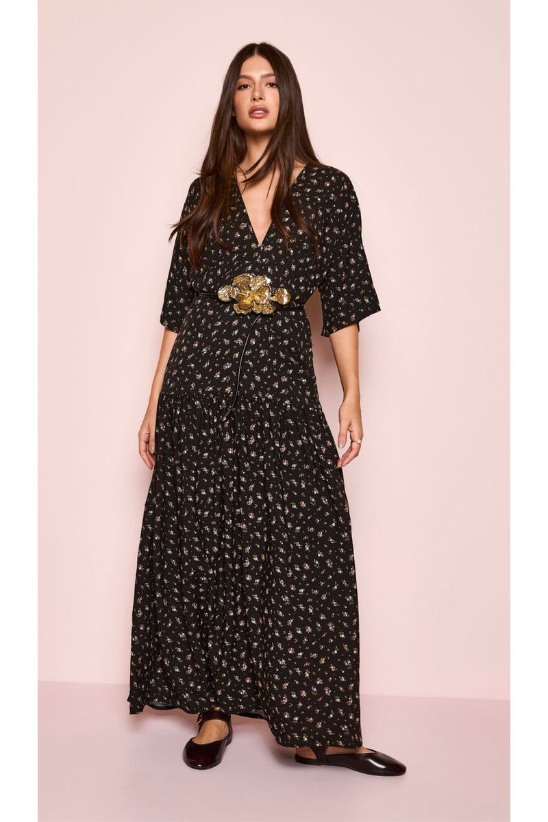 Vestido Longo Jordana Estampado