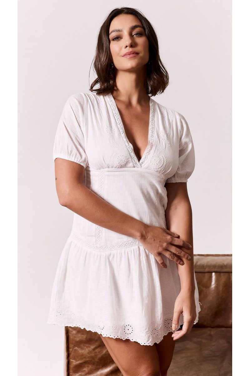 Vestido Leonor Aquarella Curto