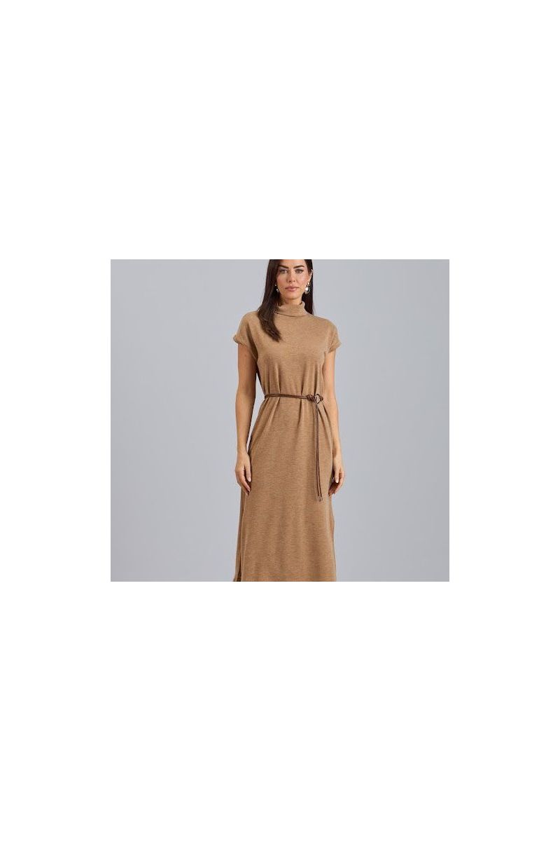 Vestido Midi Em Tricot Leve