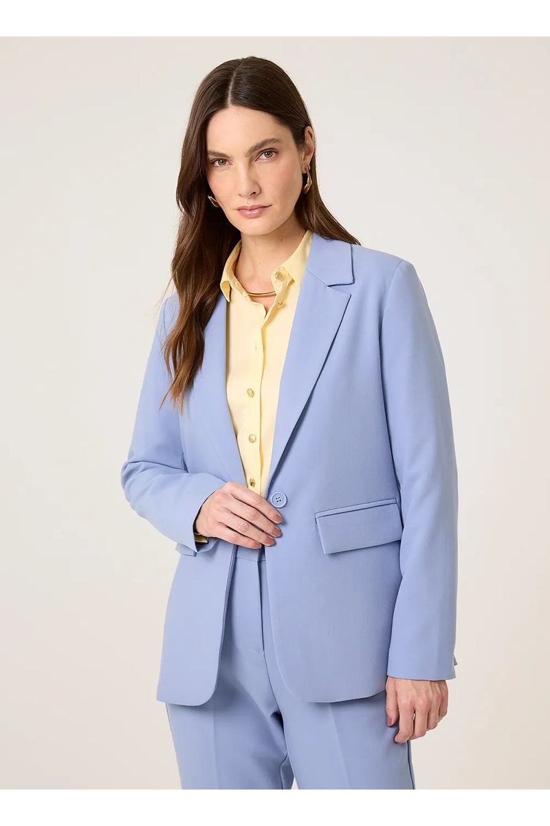 Blazer Regular Simples Dudalina Feminino