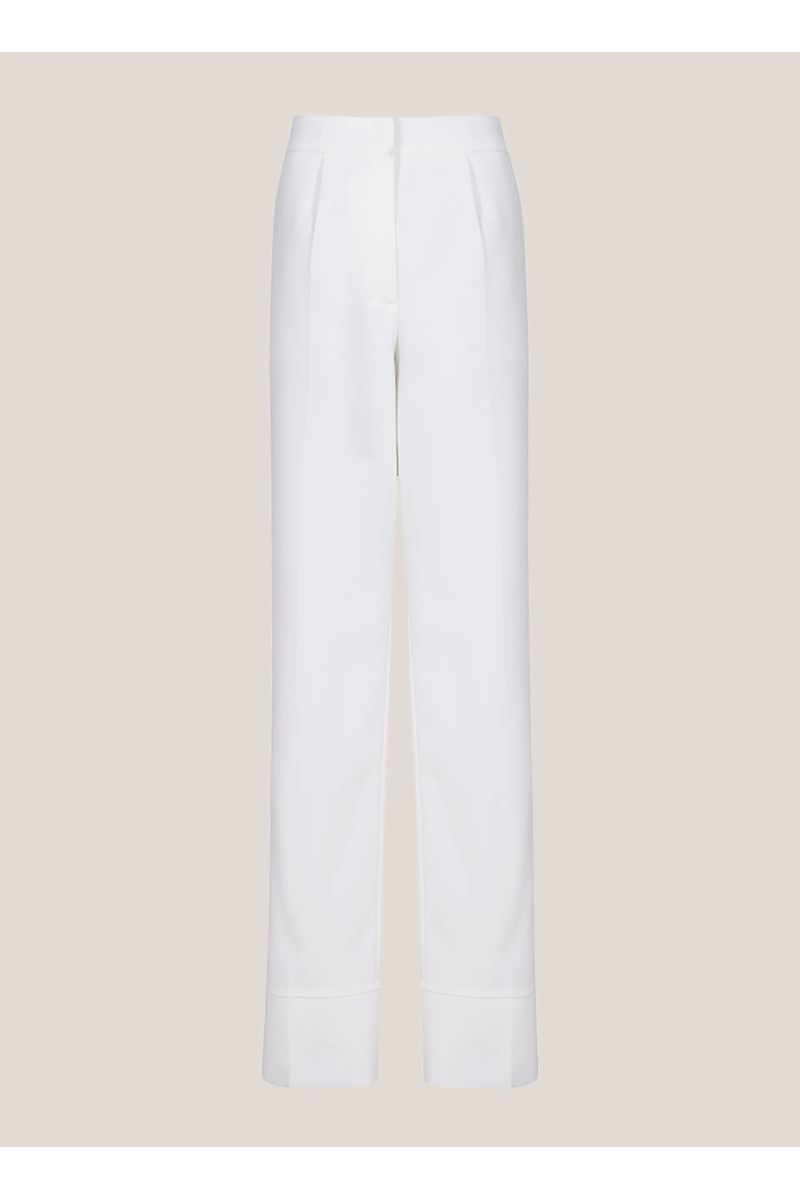 Calça Pantalona Crepe Dudalina Feminina