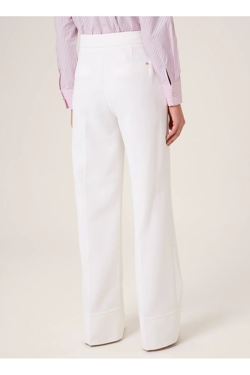 Calça Pantalona Crepe Dudalina Feminina