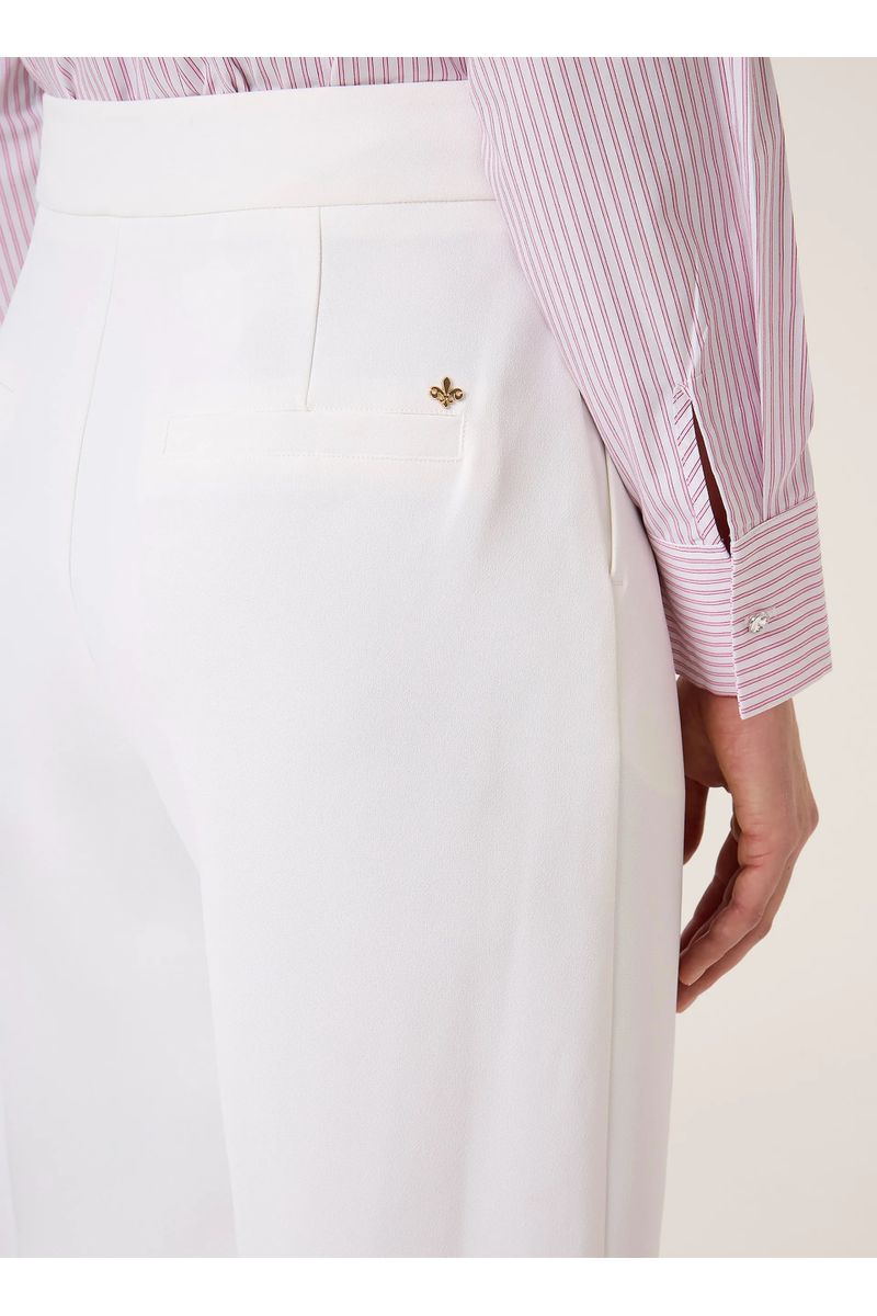 Calça Pantalona Crepe Dudalina Feminina