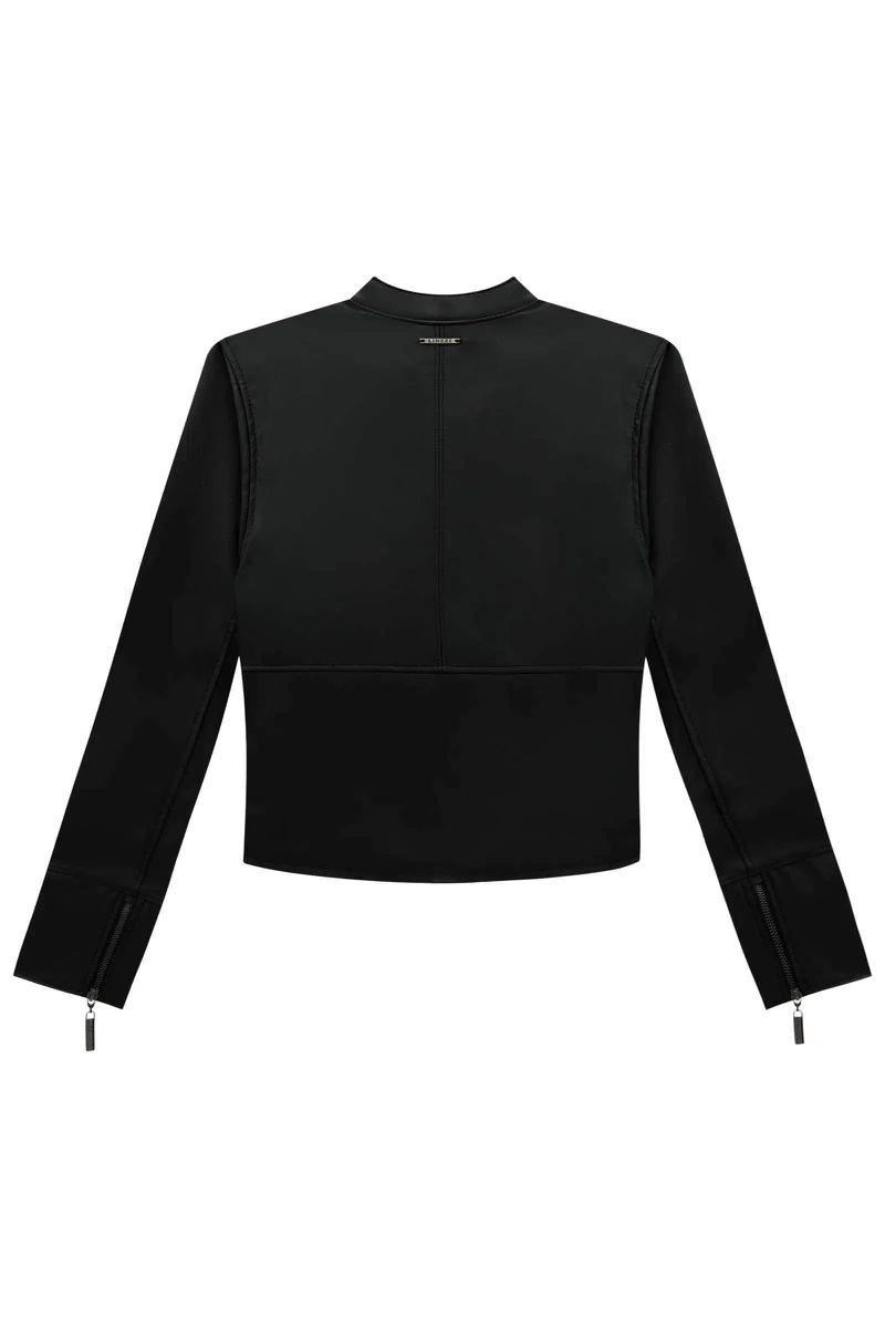 Jaqueta Biker Preto P.U.