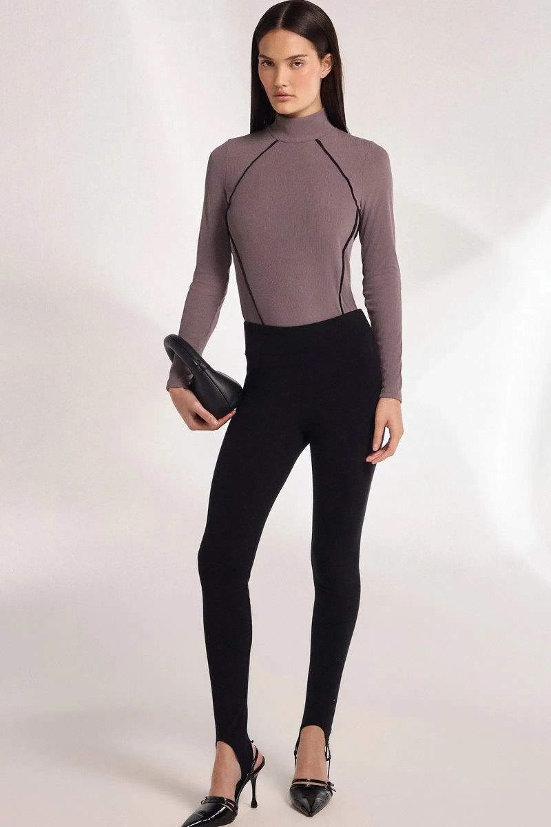 Legging Fusô em Malha Estruturada
