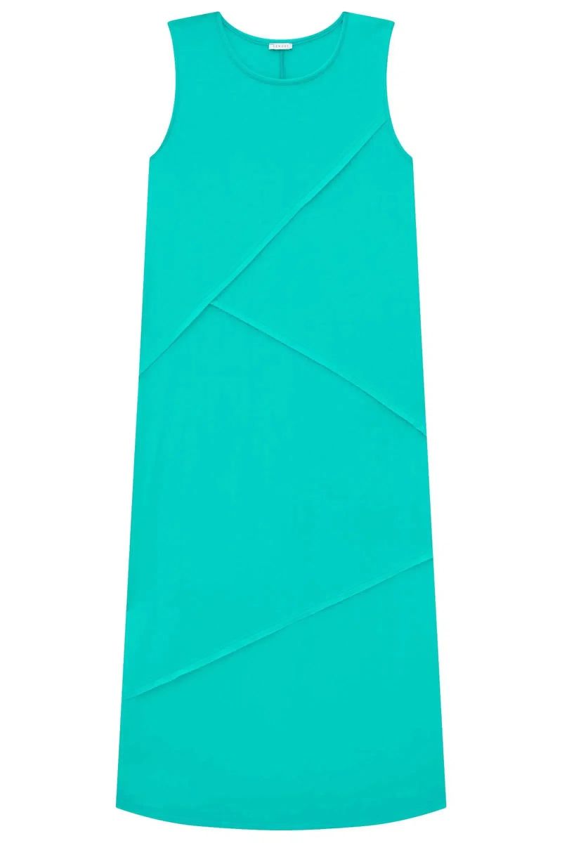 Vestido Maxi Midi em Molevisco 74486 Linzzi