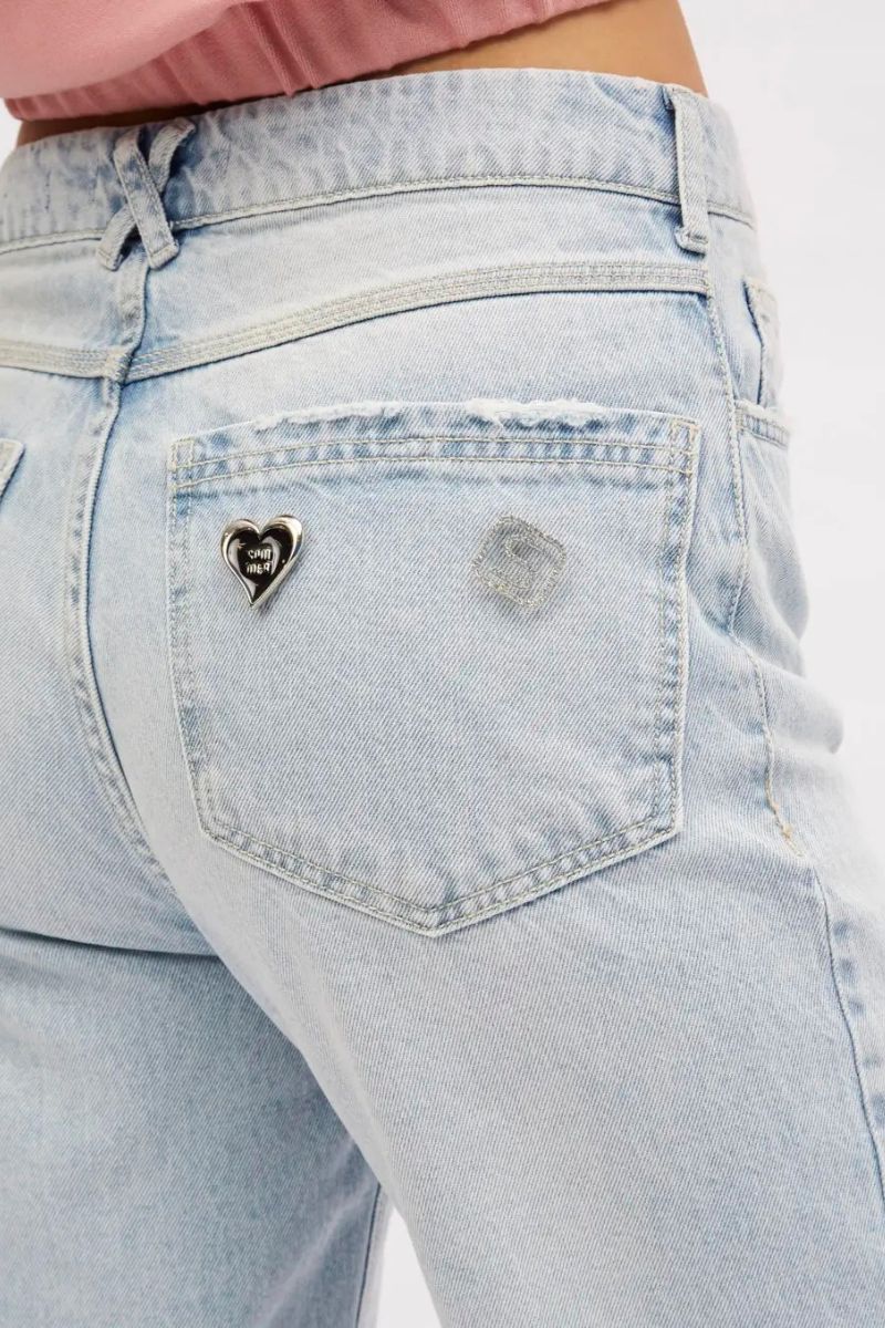 Calça Jeans Reta Slim Indigo