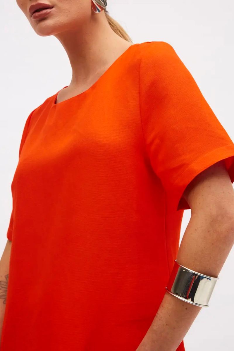 Vestido Sommer Curto Linho Preto