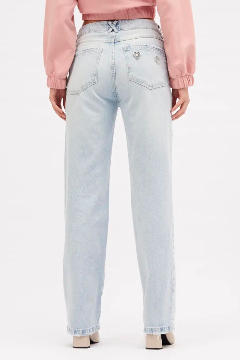 Calça Jeans Reta Slim Indigo