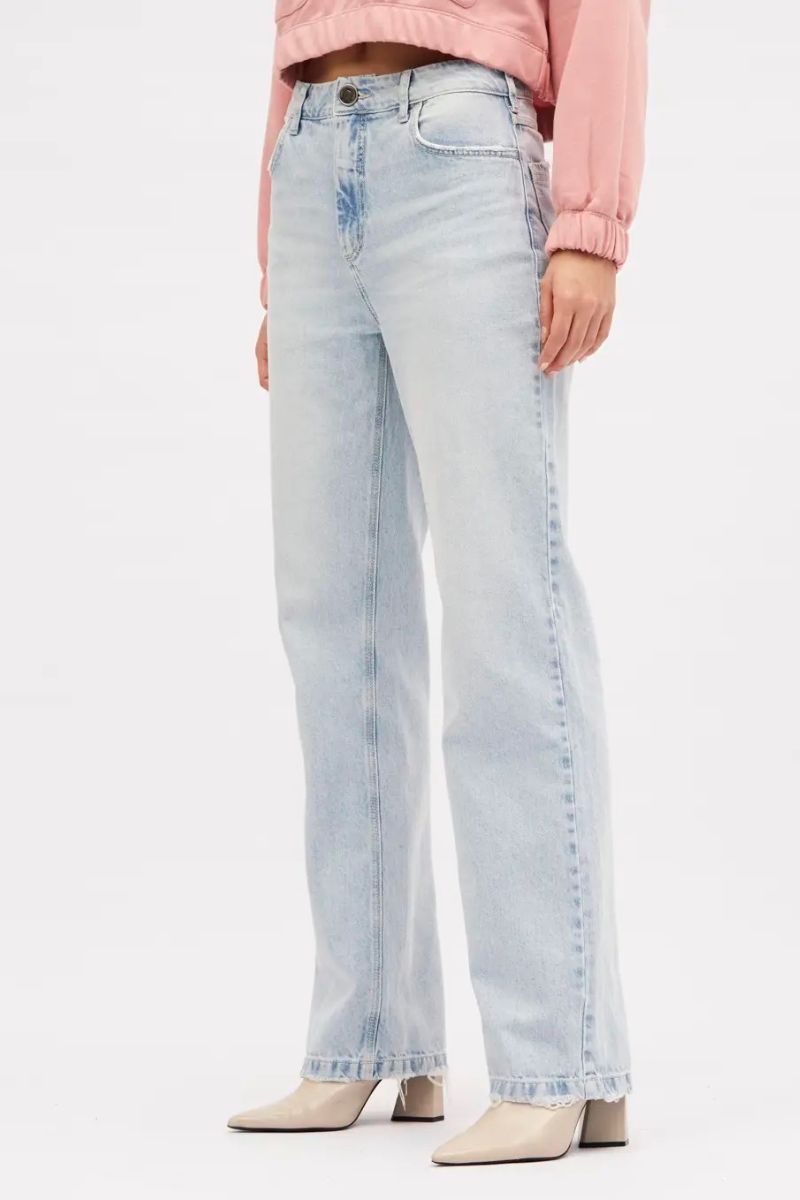 Calça Jeans Reta Slim Indigo