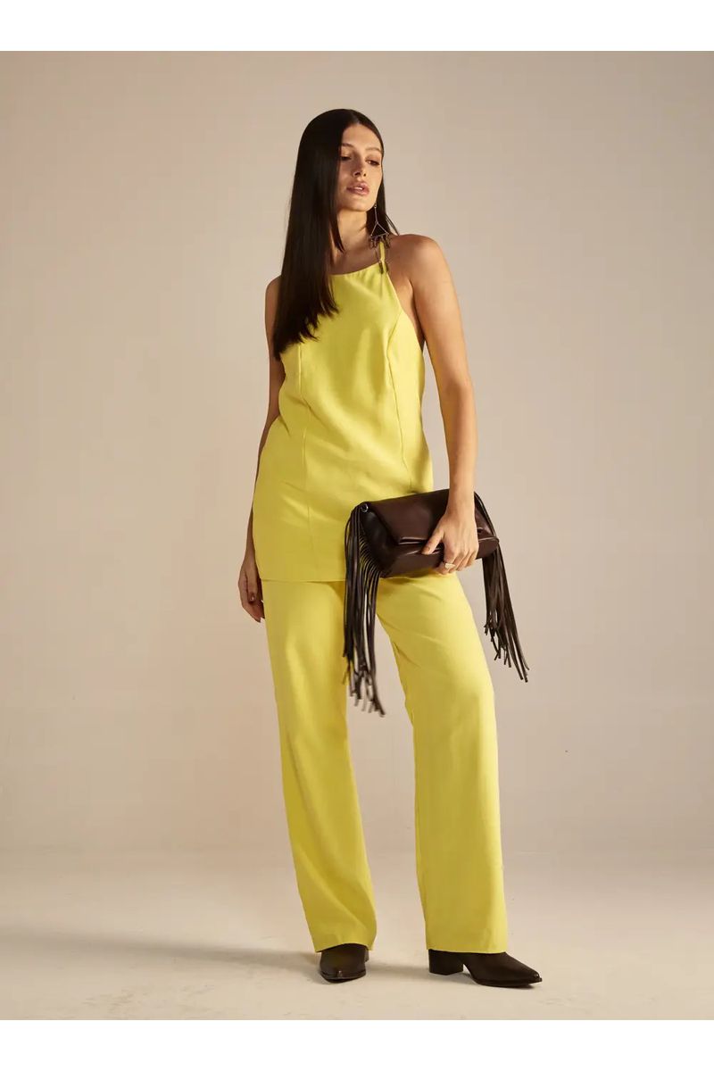 Calça Sommer Viscose Amarelo
