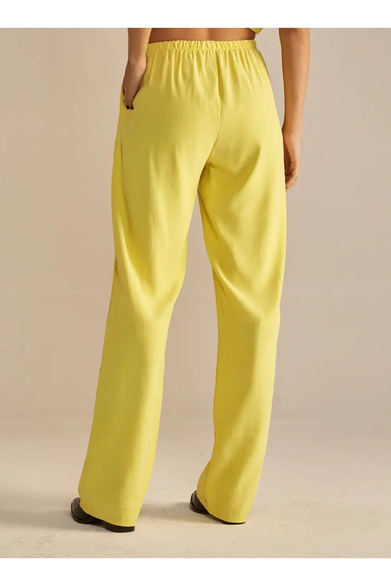 Calça Sommer Viscose Amarelo