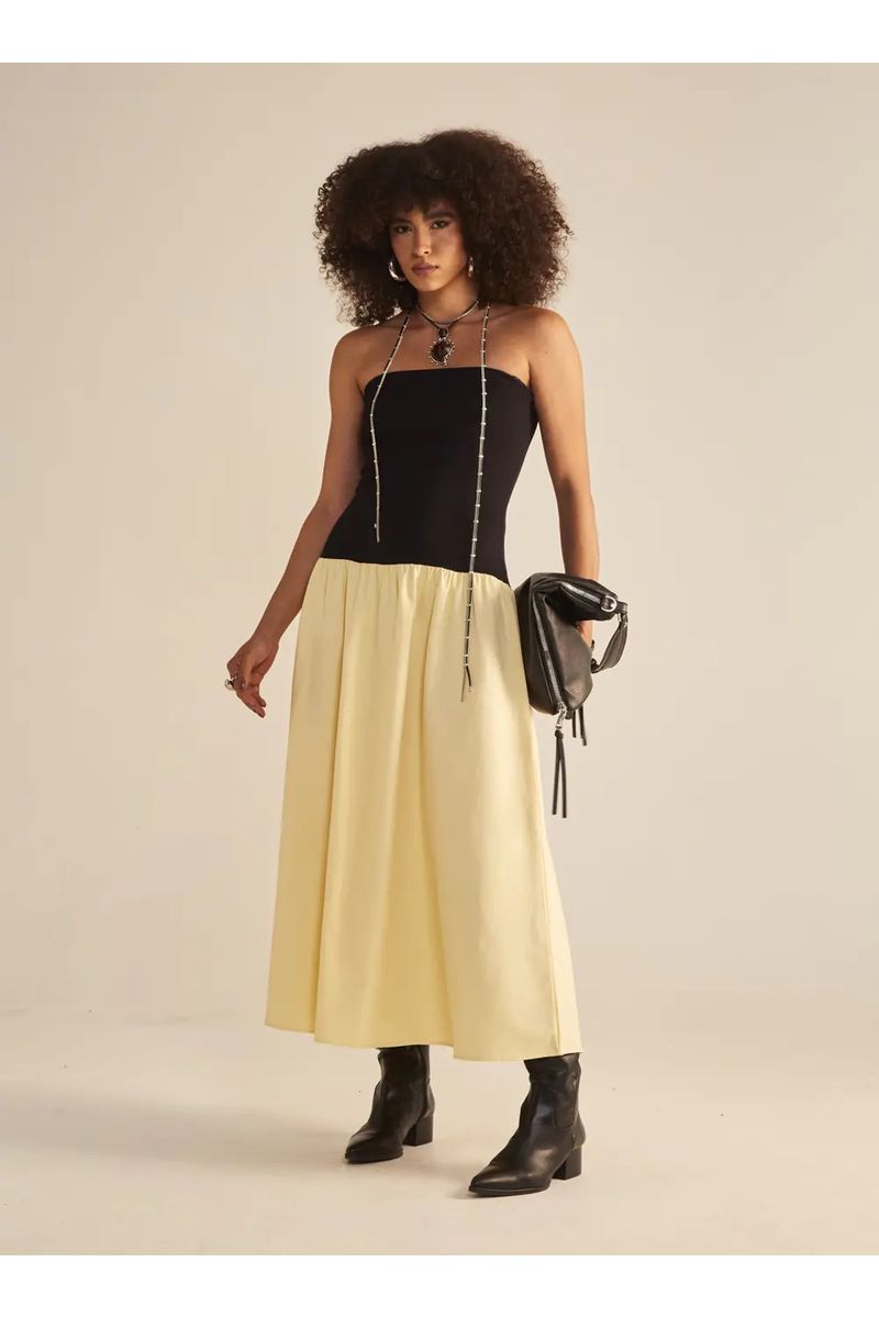Vestido Midi Sem Alças Sommer