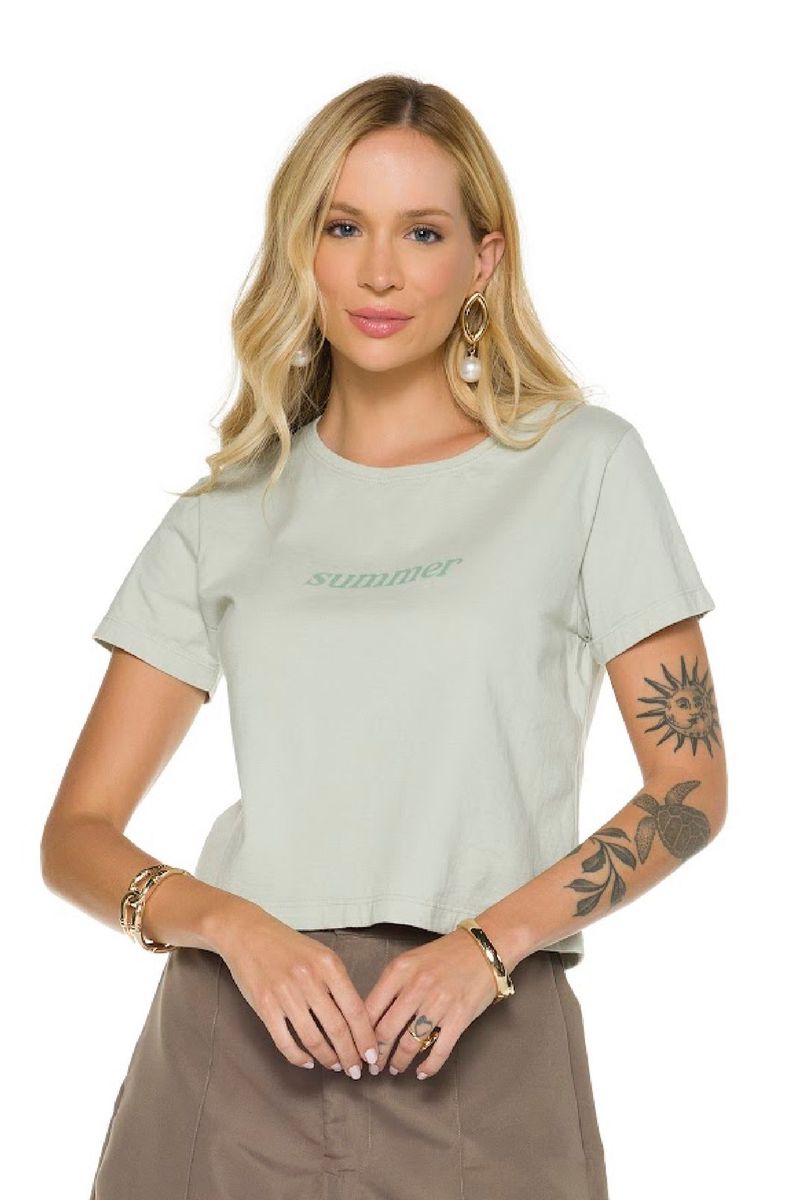 T-Shirt Cropped Summer