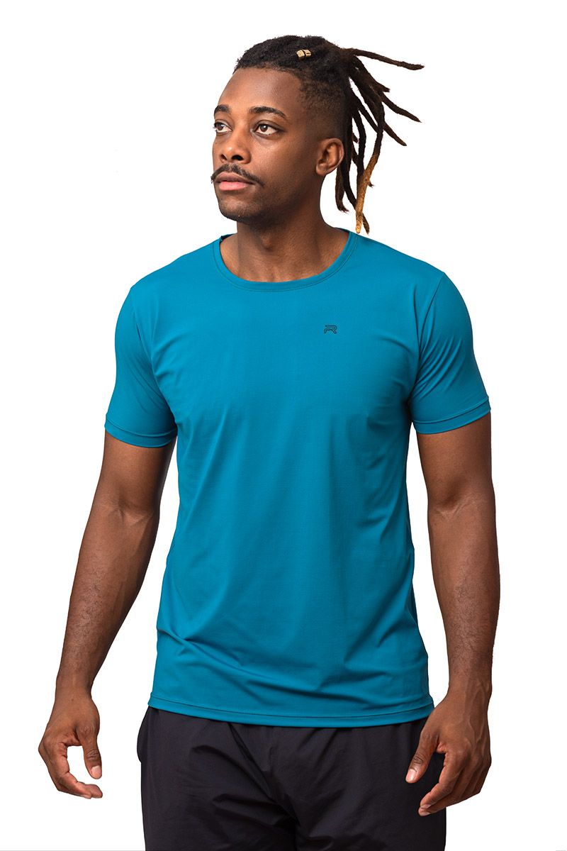 Camiseta Masculina UV50 - Petróleo - 590 - FIT ROOM 