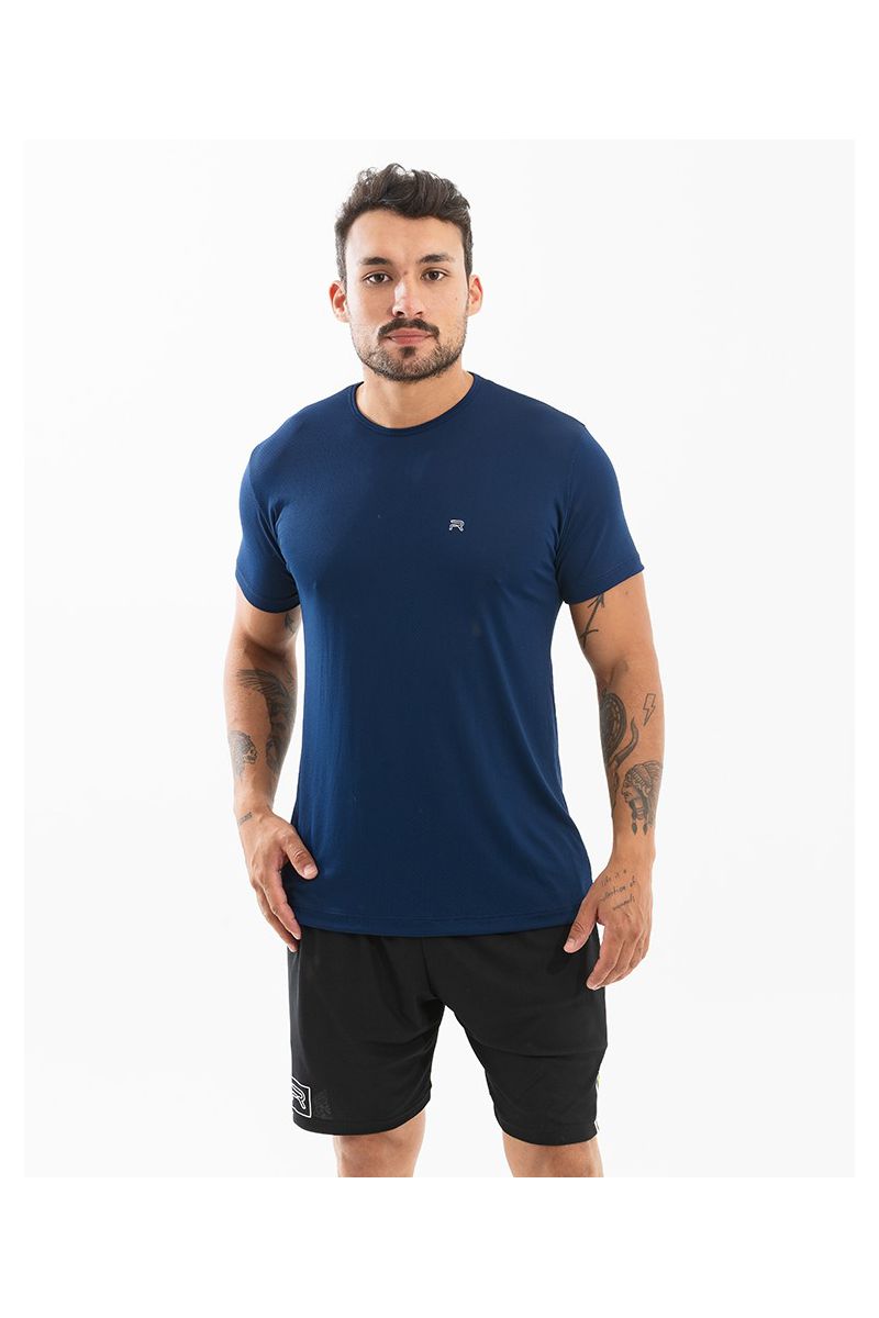 Camiseta Masculina Básica - Marinho - 866 - FIT ROOM 