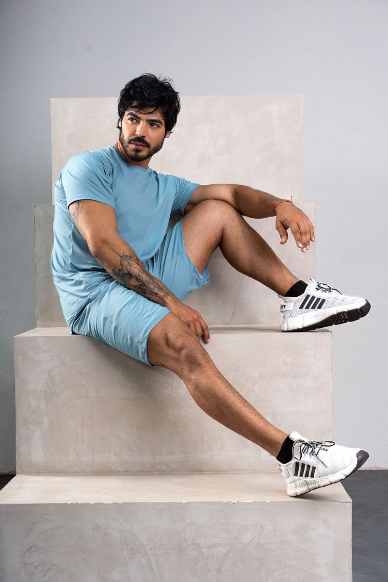 Bermuda Masculina Classic - Azul Claro - 2499 - FIT ROOM 