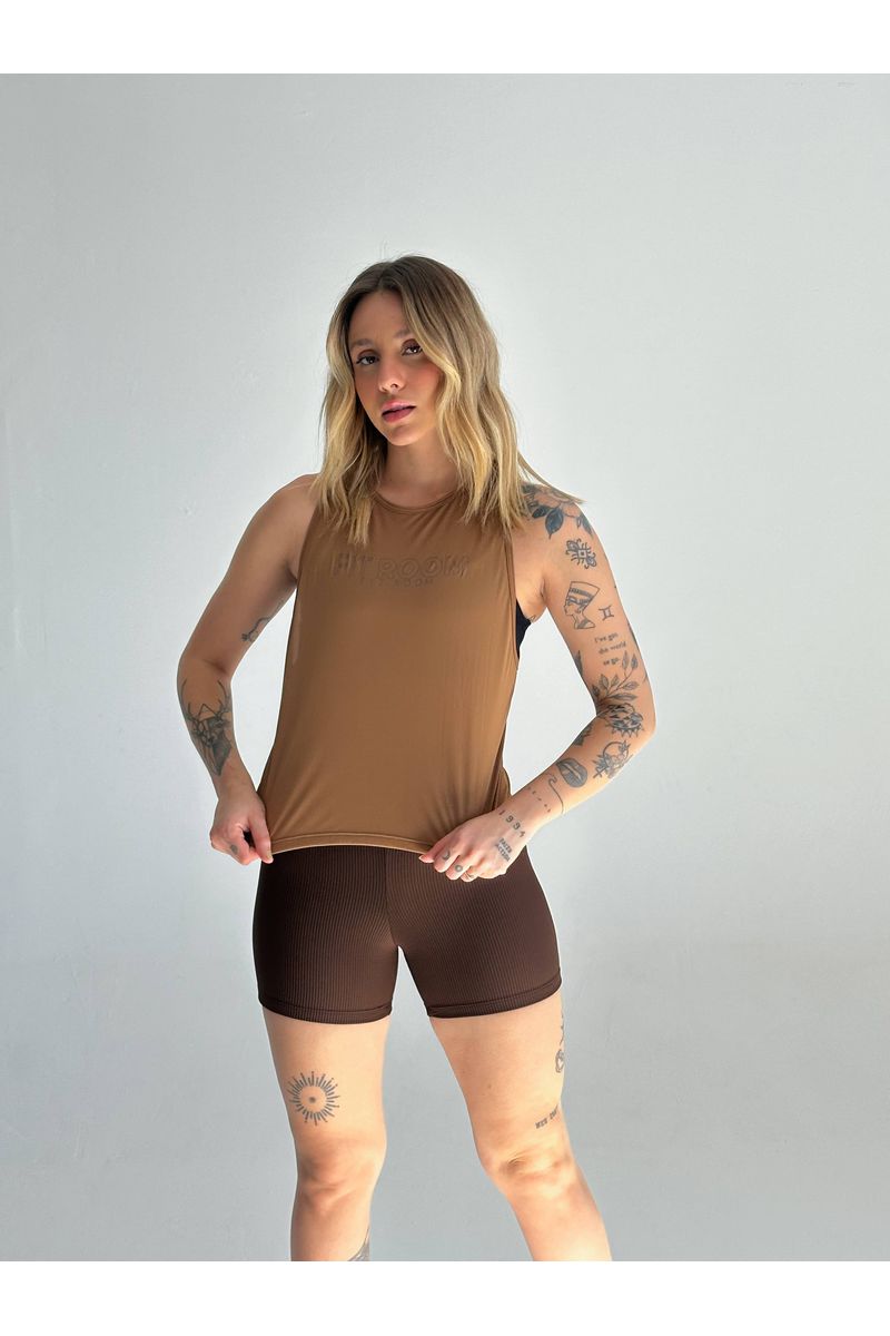 Cropped Fun - Cáqui - 2674 - FIT ROOM 
