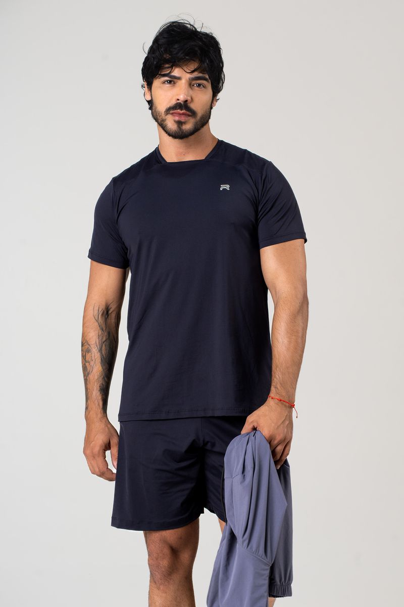 Camiseta Masculina Discover - Preta - 2515 - FIT ROOM 