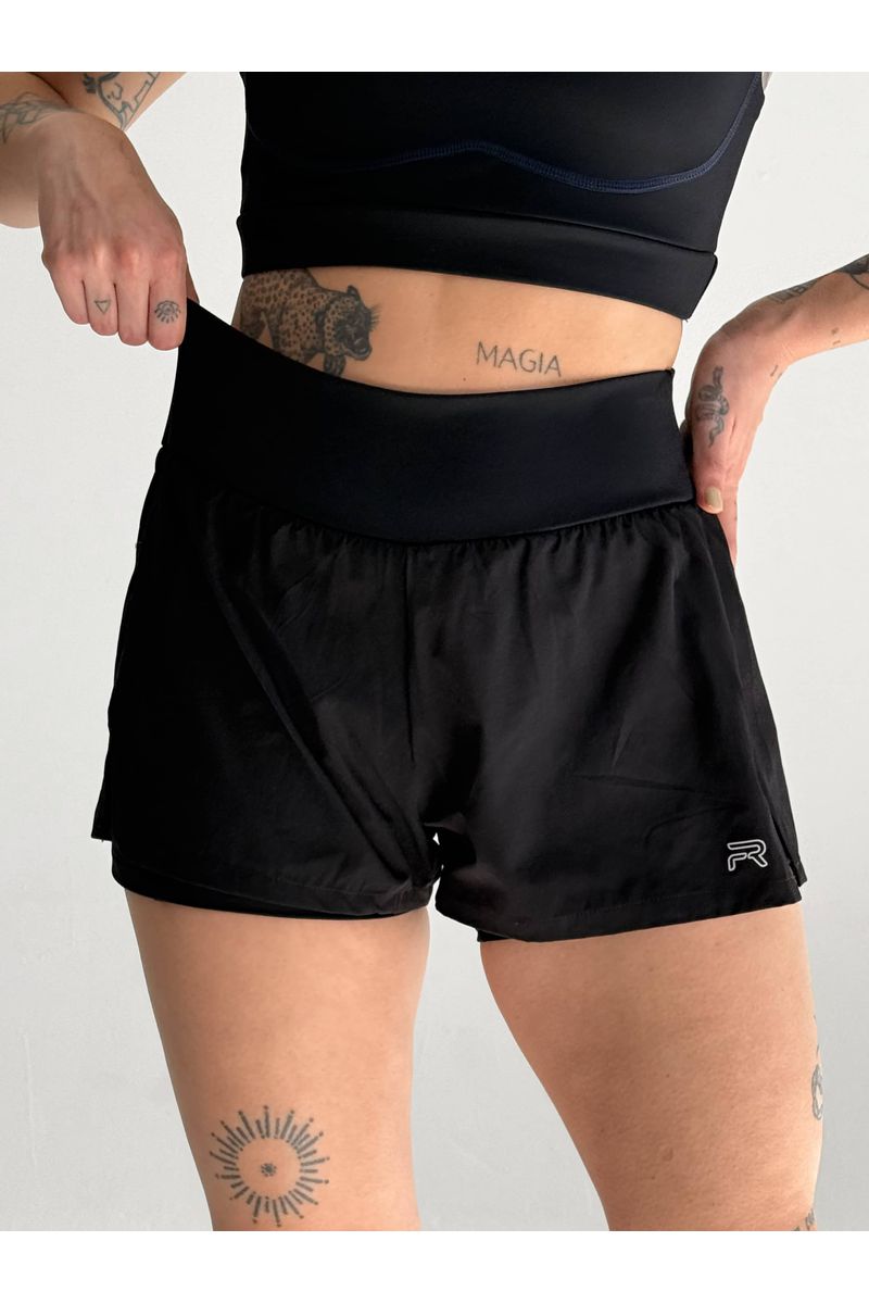 Short Athletic - Preto - 2838 - FIT ROOM 