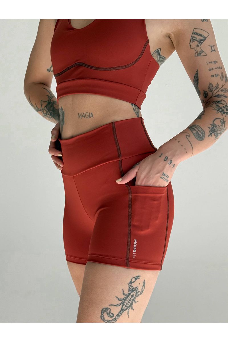 Short Peach - Terracota - 2834 - FIT ROOM 