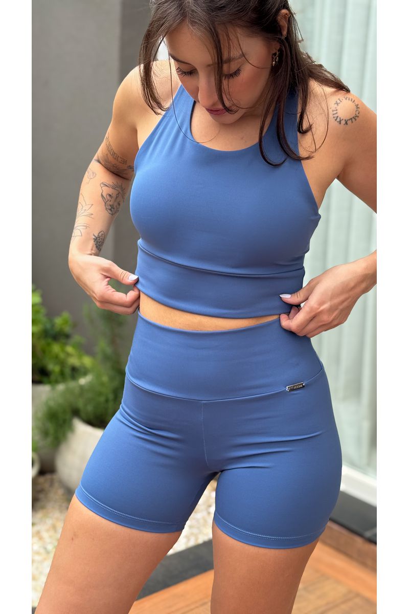 Short Smash - Azul Luxo - 1852 - FIT ROOM 