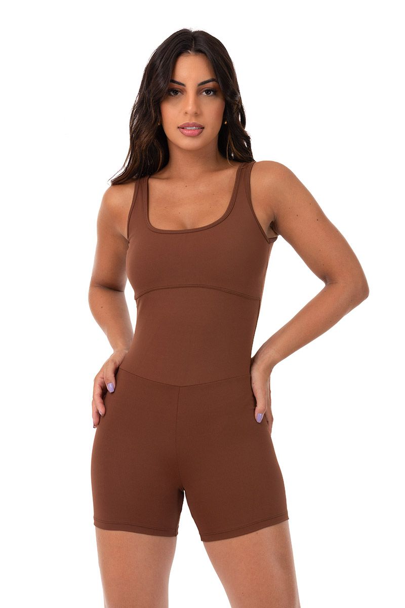 Macaquinho Adapt - Marrom - 2385 - FIT ROOM 