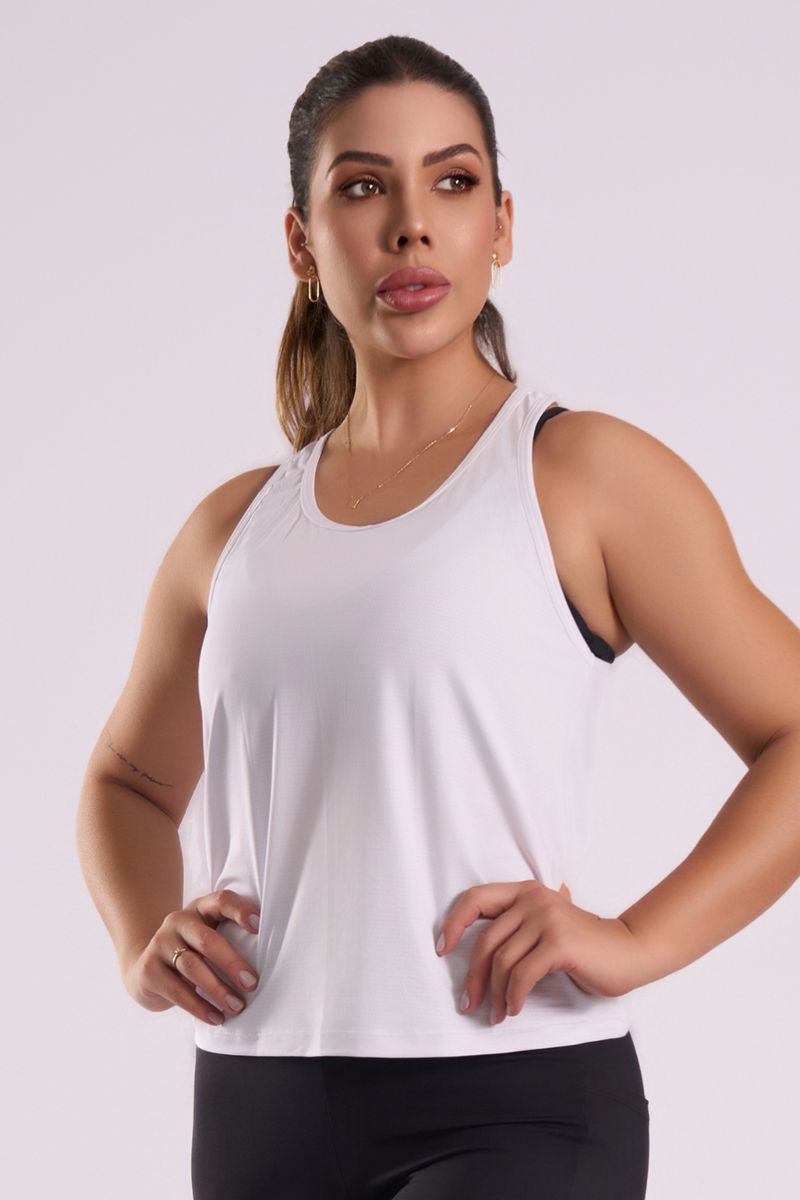 REGATA EM DRY FIT - BRANCO - 444 - OUSEUSE