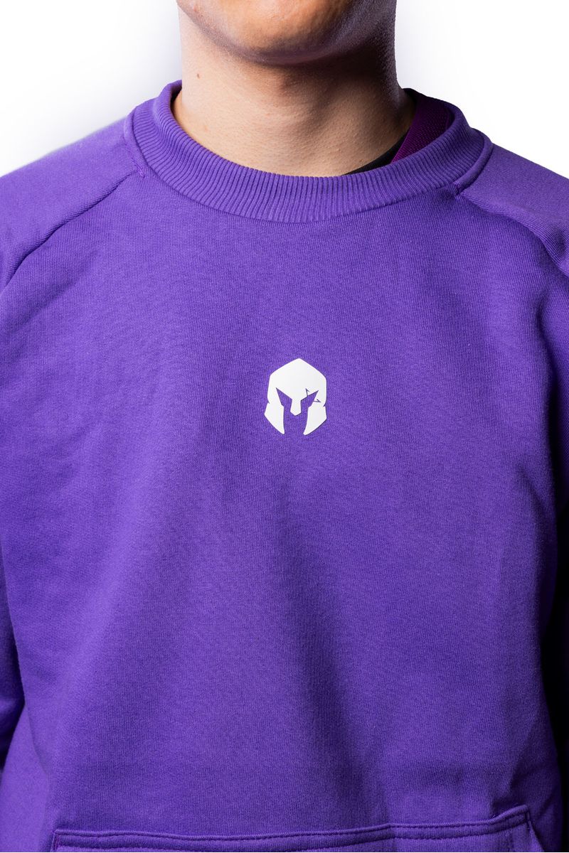 MOLETOM CARECA VIVO KEYD ROXO