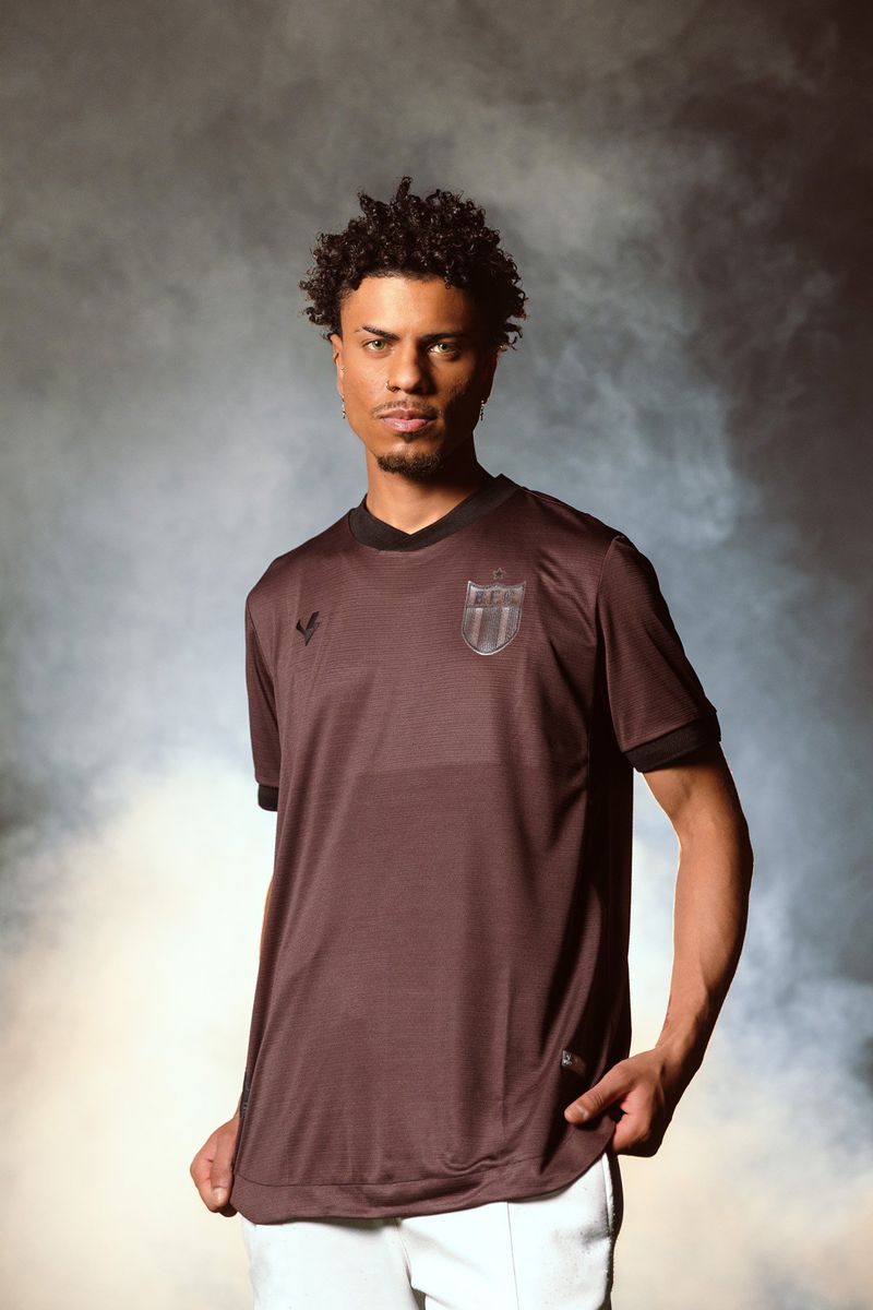 Camisa Masculina Consciência Negra Botafogo Marrom... - Volt Sport 