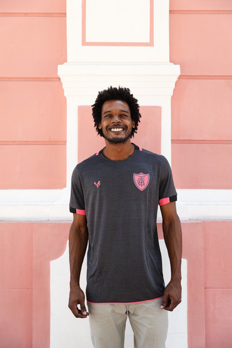 Camisa Masculina Rosa América Mineiro Chumbo Volt - Volt Sport 