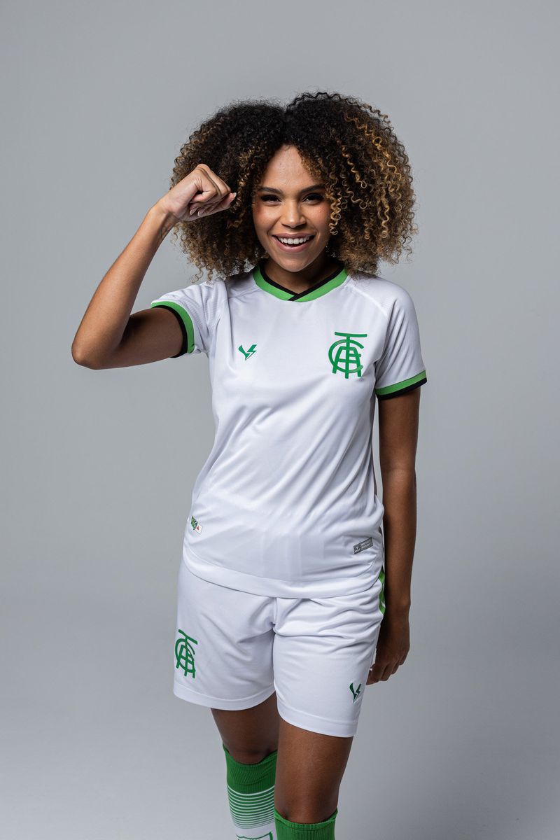 Camisa Feminina Jogo 2 2023 América Mineiro Branca... - Volt Sport 
