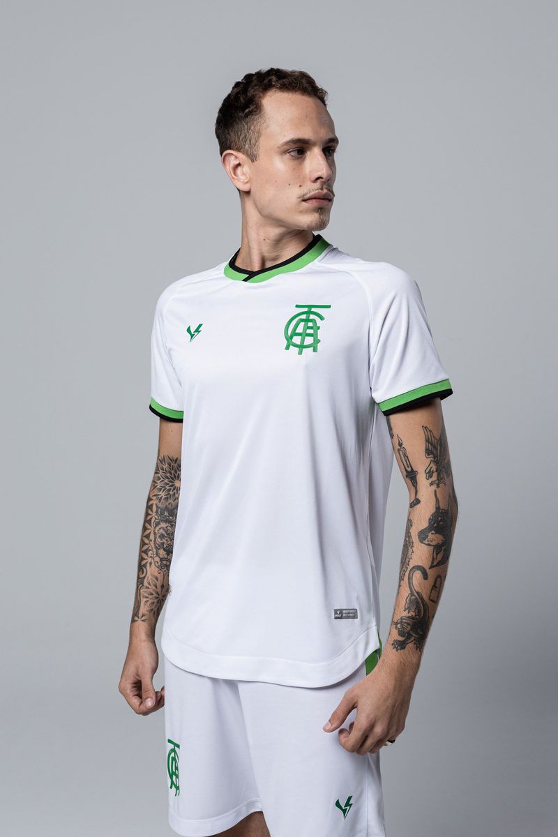 Camisa Masculina Jogo 2 2023 América Mineiro Branc... - Volt Sport 