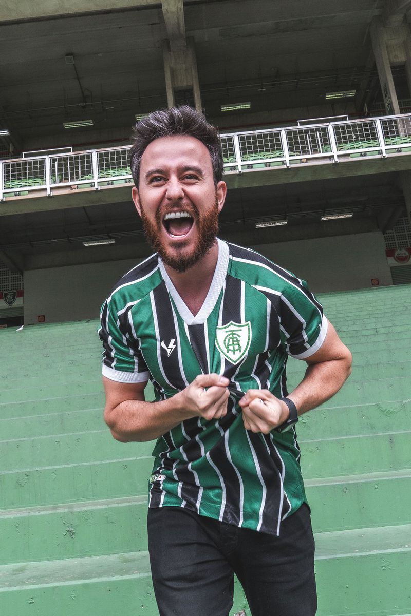 Camisa Masculina Jogo 3 2023 América Mineiro Preto... - Volt Sport 