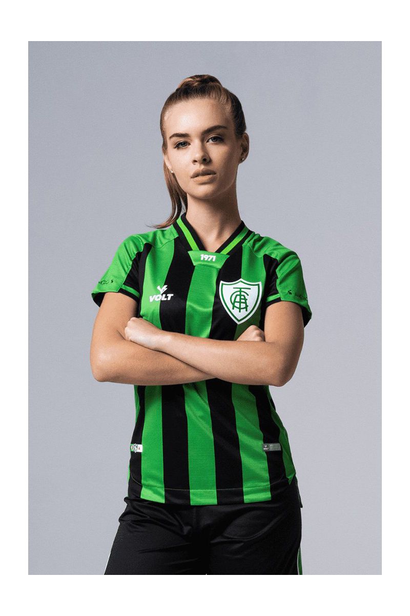 Camisa Feminina Jogo 1 2022 América Mineiro Verde ... - Volt Sport 