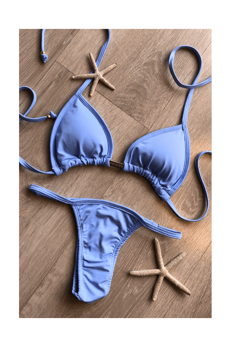 Biquíni Marquinha de Fita Azul Lolita