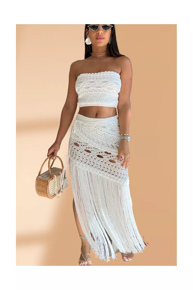 Conjunto Tricot Tulum Branco