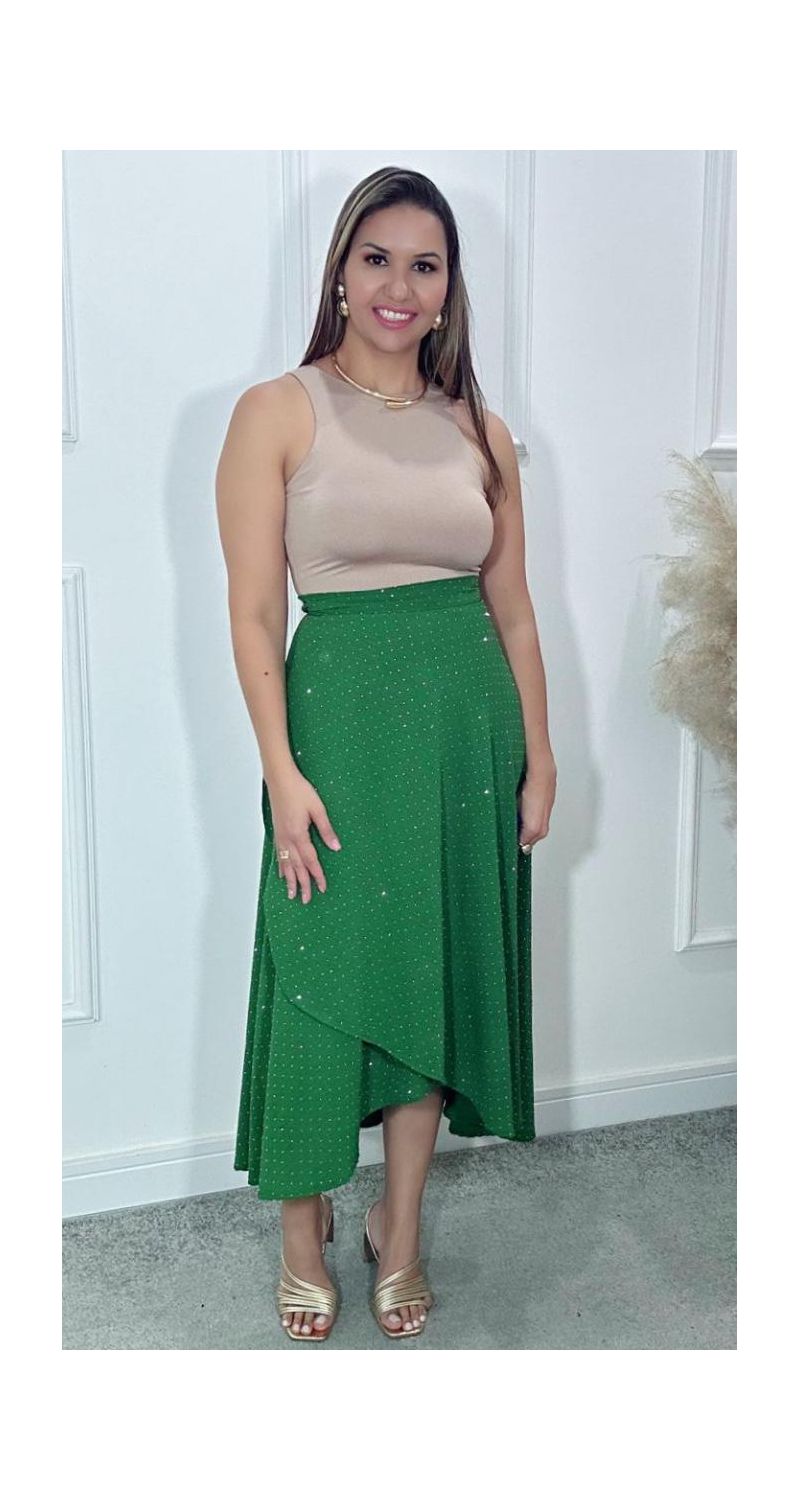 Saia envelope brilho glamour Ref:3413